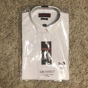 Architect Fitted Stretch Wrinkle Free Dress Shirt